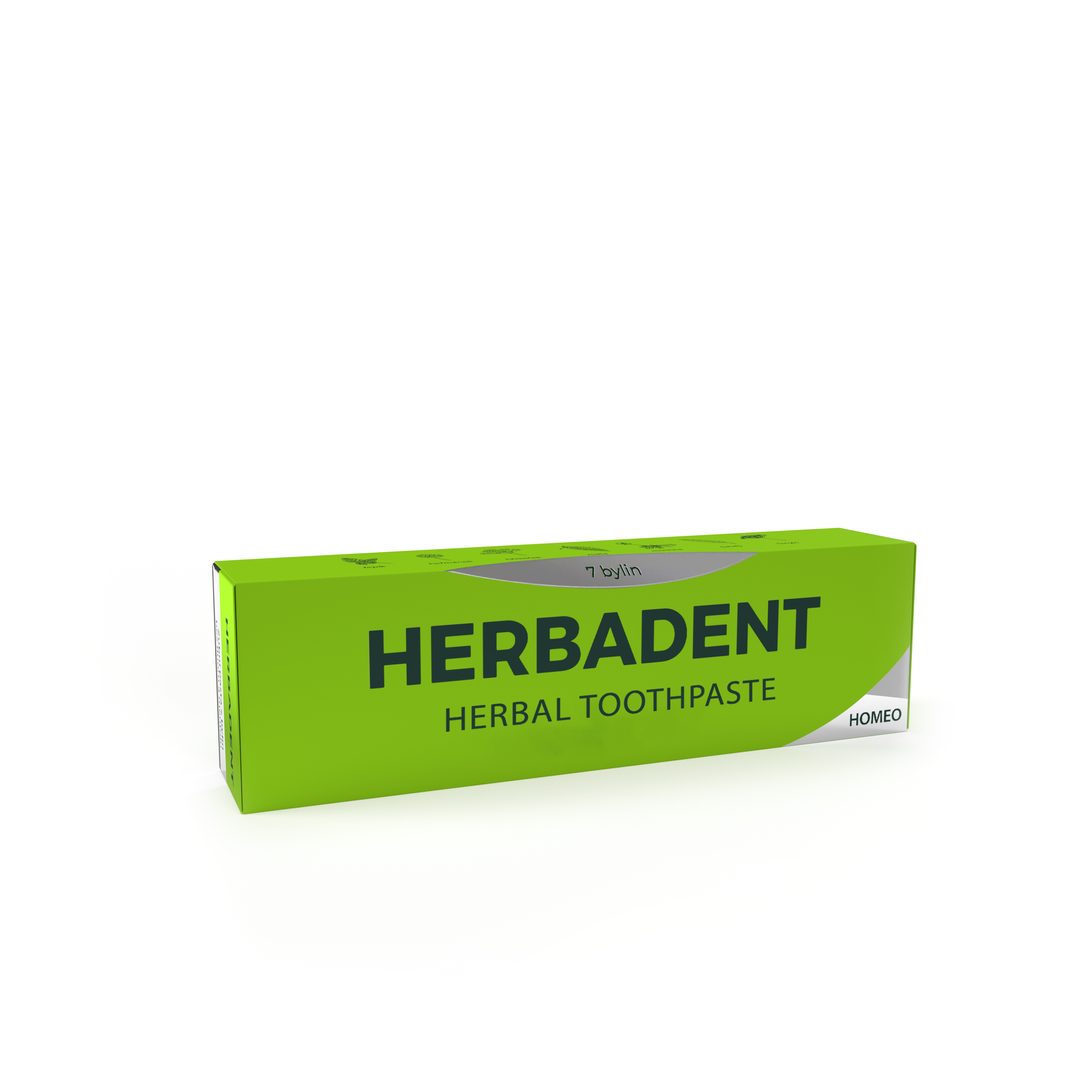 HERBADENT HOMEO Herbal toothpaste free from fluoride and menthol 100 g