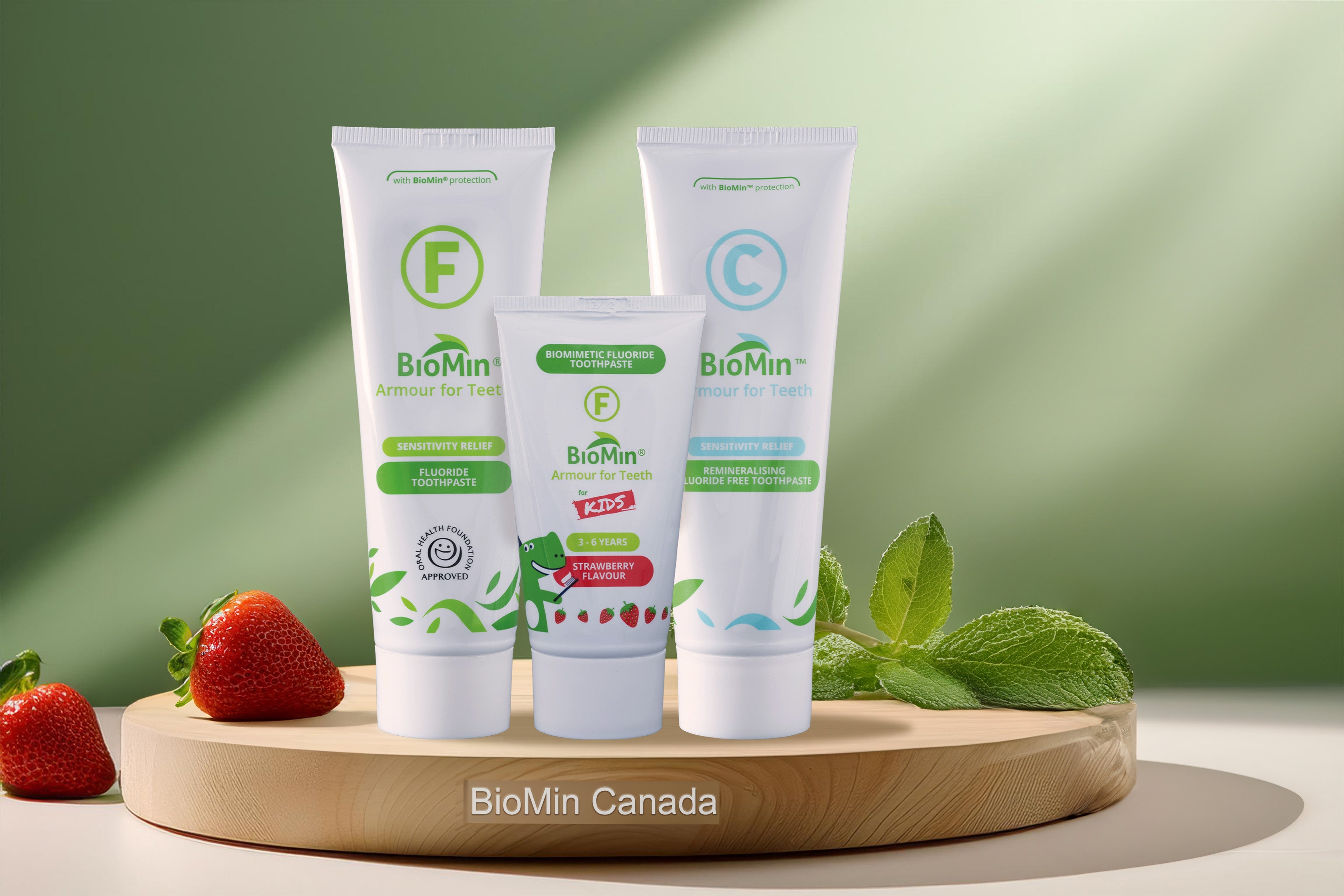 BioMin toothpastes