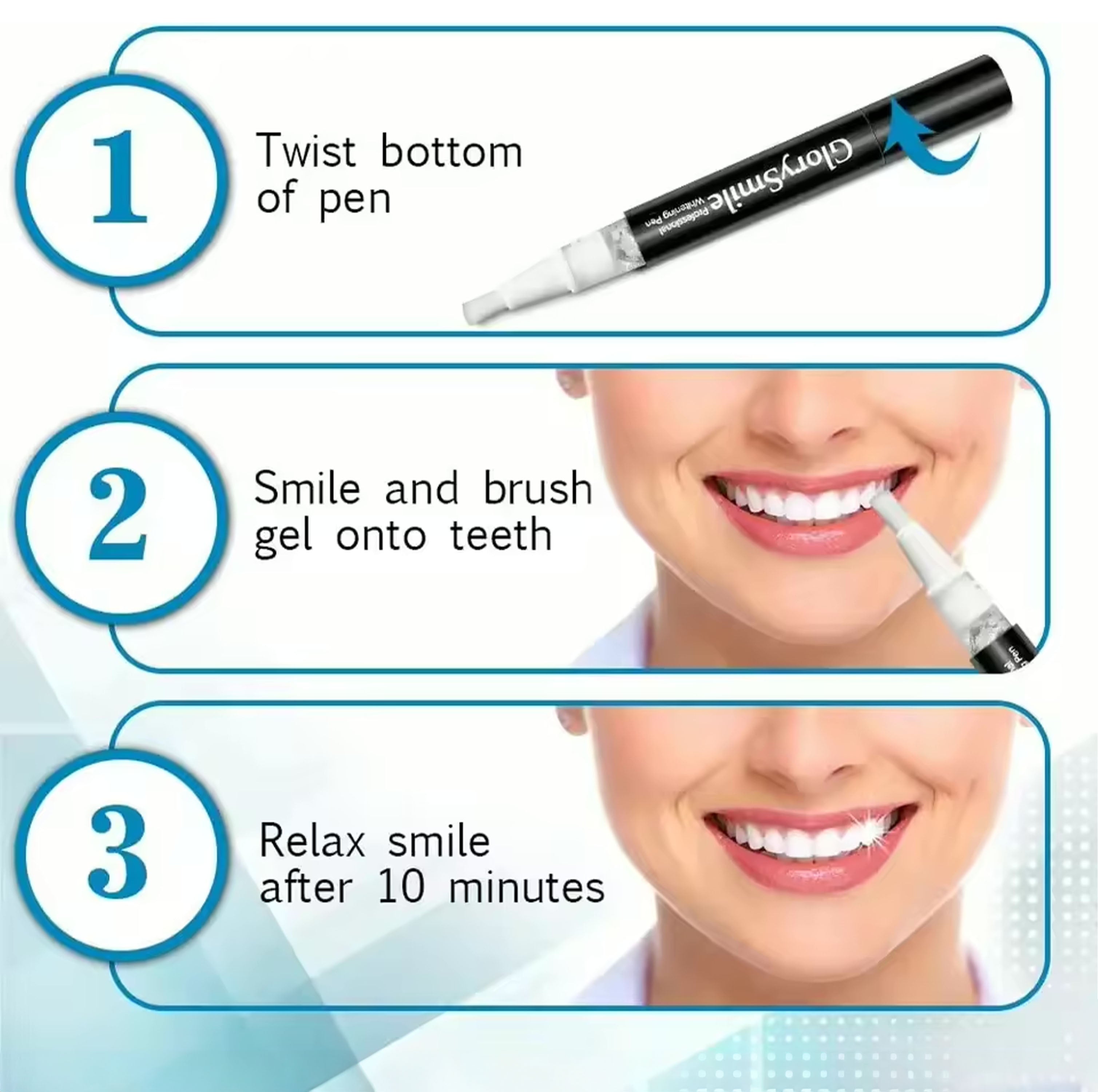 Kit de blanchiment des dents sans fil GlorySmile