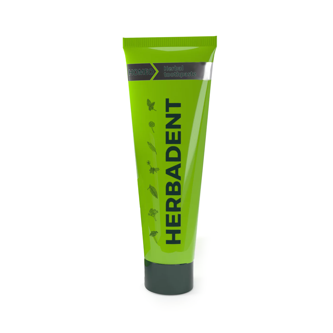 HERBADENT HOMEO Herbal toothpaste free from fluoride and menthol 100 g