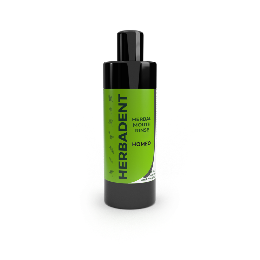 HERBADENT HOMEO Herbal mouthrinse free from fluoride and menthol 400 ml